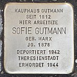 Stolperstein für Sofie Gutmann (München).jpg