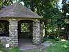 Lewis Fulton Memorial Park Stone Gazebo, Fulton Park, Waterbury, Ct. 6-7-14.JPG