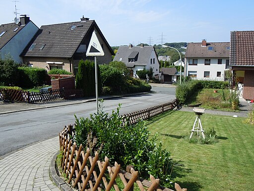 Straße Am Gehege in Hattingen – 1