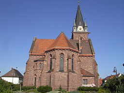 Stutensee Staffort evang Kirche