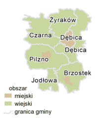 Plan powiatu dębickiego