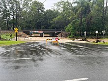 Subway Avenue, Pomona, Queensland during the 2022 eastern Australia floods Subway Avenue Pomona.jpg