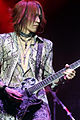 Sugizo performing with X Japan in Brazil 2011