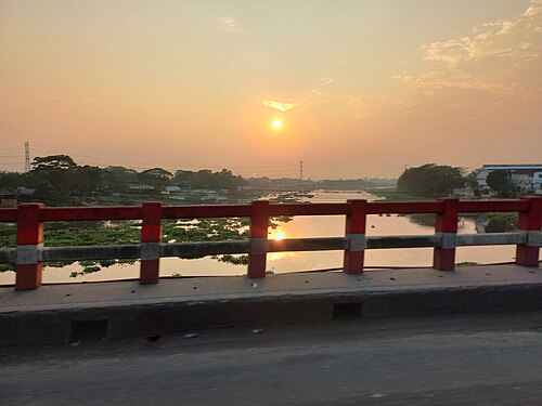 Sunset in Gazaria,Cumilla,Bangladesh
