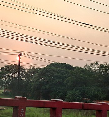 Sunset in Sonargaon,Narayanganj,Bangladesh