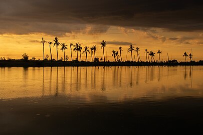 Sunset captured at Sreeparru, Eluru 01