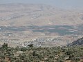 The closer houses are Ein al-Beida. The farther houses are Tammun. Taken from Mount Ebal.