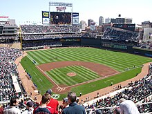 Minnesota Twins - Target Field (Navy) Team Colors T-shirt