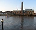 In the early morning, seen from near Blackfriars