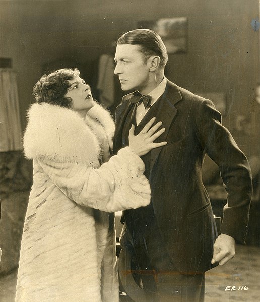Helene Chadwick and Clive Brook in The Woman Hater (1925)