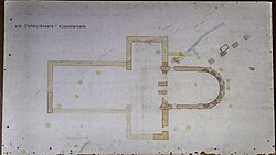 Oorspronkelijke plattegrond van de kerk