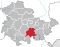Lage des Landkreises Saalfeld-Rudolstadt in Thüringen