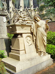 Tomb in Laeken Cemetery, Brussels