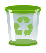 Trash bin icon