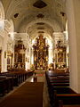 Innenraum der Pfarrkirche St. Oswald in Traunstein 1