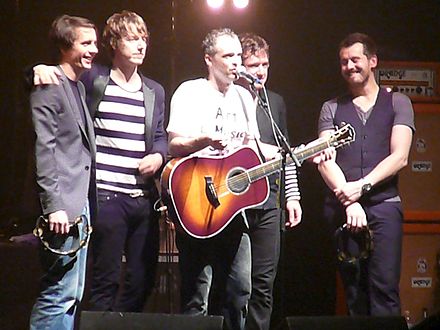 Travis, one of the first bands in the post-Britpop era to enjoy international success, performing in Los Angeles in 2007.[5]