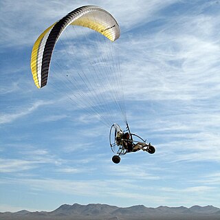 The TrikeBuggy Delta, Bullet and Transformer are a family of American ultralight trikes and powered parachutes, designed and produced by TrikeBuggy of Santa Barbara, California. The aircraft is supplied complete and ready-to-fly.