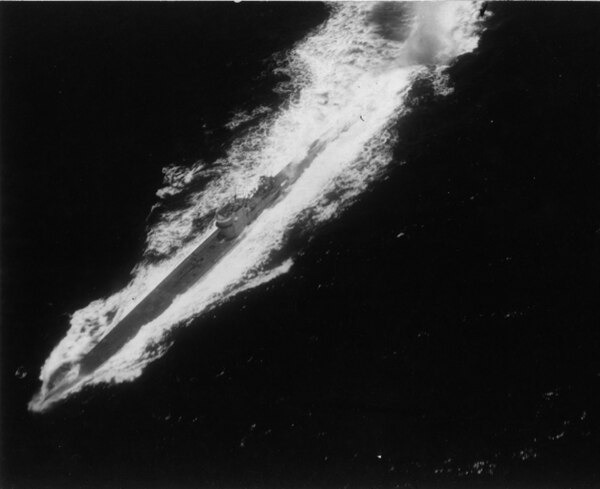 U-161 under attack by a VP-74 PBM on 27 September 1943