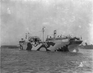 On trial trip in Delaware Bay. Library of Congress photo LC-USZ62-44179, © 1921 by N.Y. Shipbuilding Corp., Camden - 1 July 1918