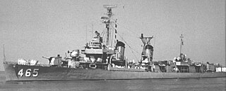 USS <i>Saufley</i> Fletcher-class destroyer
