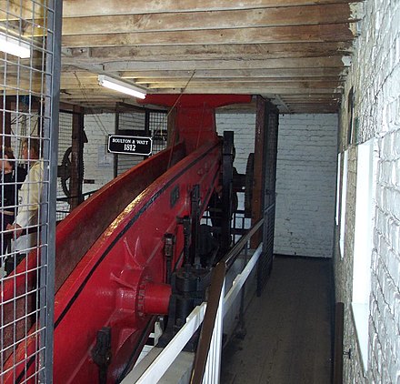 The cast-iron beam of the 1812 Boulton & Watt engine at Crofton Pumping Station – the oldest working, in situ example in the world