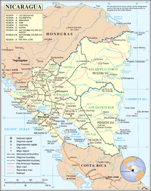 An enlargeable map of the Republic of Nicaragua Un-nicaragua.png