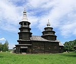 Никольская церковь (деревянная) из с. Заручевье (д. Высокий Остров) Окуловского района