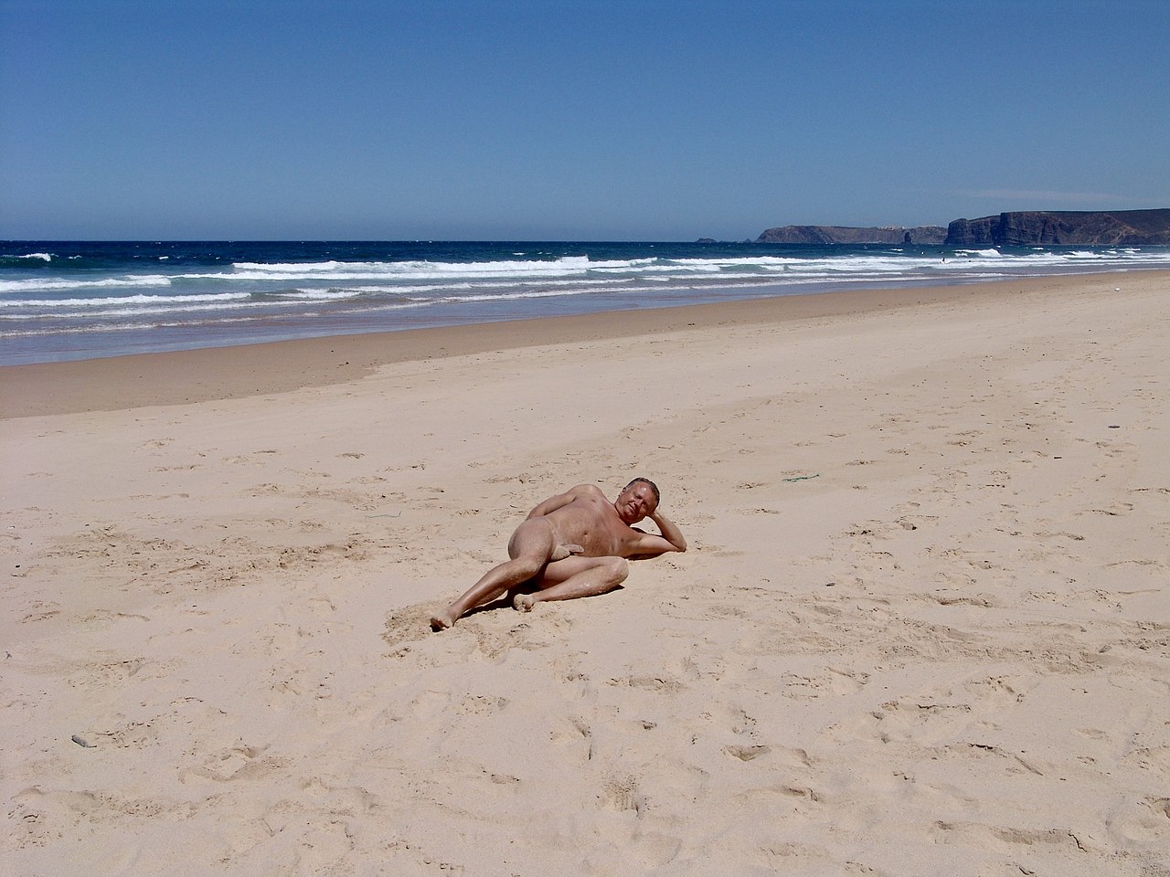 Nudists on the beach photos