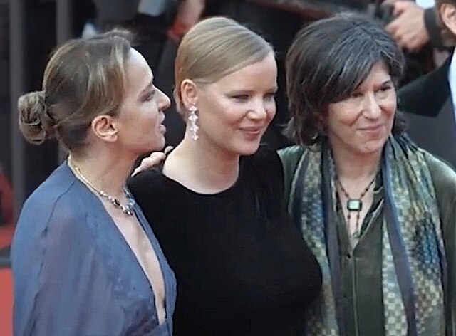 Kulig (centre) with fellow Un Certain Regard jurors Valeria Golino and Debra Granik at the 2022 Cannes Film Festival