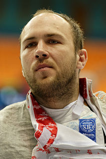 Valery Pryiemka Belarusian fencer