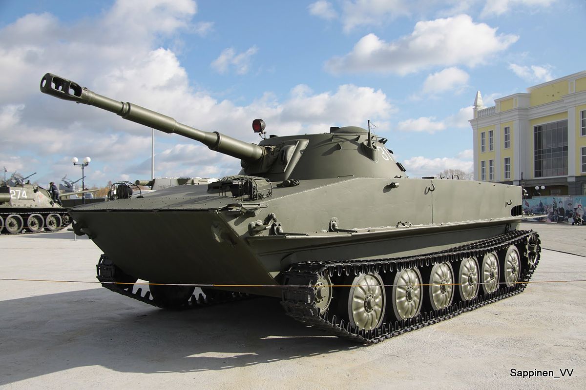 PT-76兩棲坦克- 維基百科，自由的百科全書