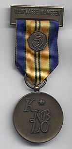 Бронза 1977 года за медаль ордена Вьердаагсе (аверс) .jpg