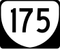 Markierung der State Route 175