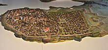 The model of Vyborg in the early 18th century