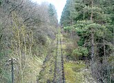 The Feldhütte cutting between Althengstett and Calw