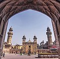 Lahore's Wazir Khan Mosque is considered to be the most ornate Mughal-era mosque.[77]
