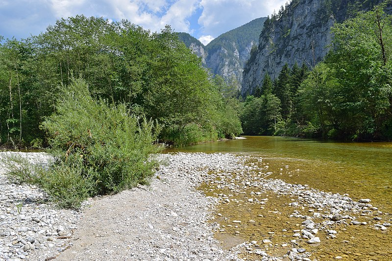 File:Weichselboden - die Salza an der Einmündung des Radmerbachs - 2.jpg