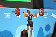 Deutsch: Gewichtheben bei den Olympischen Jugendspielen 2018; Tag 2, 10. Oktober 2018; Jungen 62 kg English: Weightlifting at the 2018 Summer Youth Olympics at 8 October 2018 – Boys' 62 kg