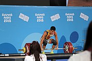 Deutsch: Gewichtheben bei den Olympischen Jugendspielen 2018; Tag 2, 10. Oktober 2018; Jungen 62 kg English: Weightlifting at the 2018 Summer Youth Olympics at 8 October 2018 – Boys' 62 kg