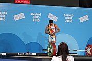 Deutsch: Gewichtheben bei den Olympischen Jugendspielen 2018; Tag 2, 10. Oktober 2018; Jungen 62 kg English: Weightlifting at the 2018 Summer Youth Olympics at 8 October 2018 – Boys' 62 kg