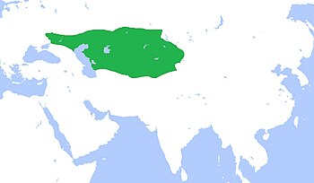 Greatest extent of the Western Turkic Khaganate after the Battle of Bukhara