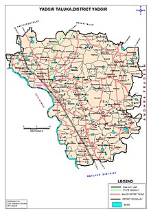Yadgir Taluk Map before creation Gurmitkal Taluk Yadgir Taluk - Old.jpg