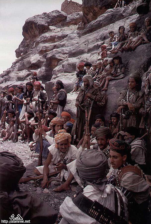 Yemeni tribesmen who supported al-Badr