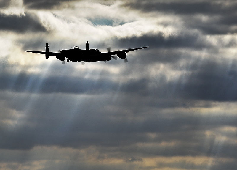 File:'Phantom of the Ruhr' Lancaster Bomber MOD 45158477.jpg