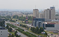 Вид на проспект Мира со стороны 7-го комплекса
