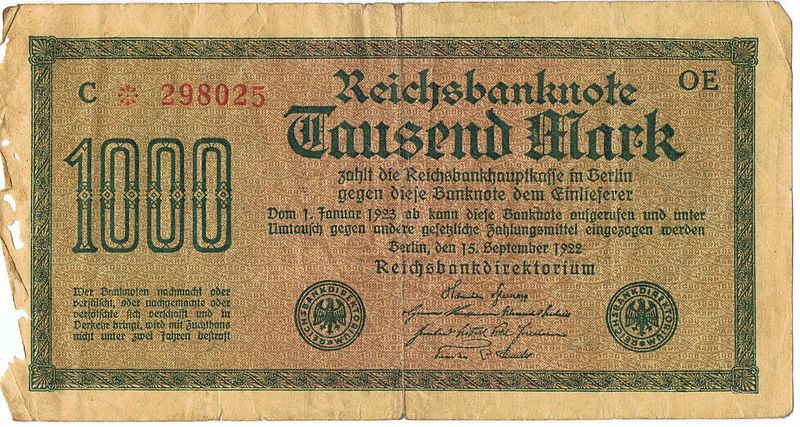 File:1000ReichsmarkGermany1922.jpg