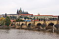 das obligatorische Postkartenfoto der Hradschin mit der Karlsbrücke: 50 mm ist hier die ideale Brennweite