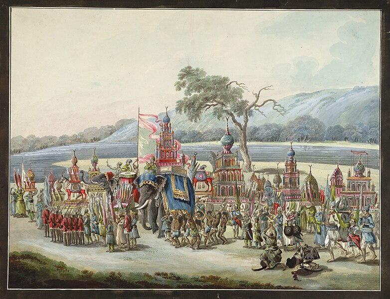 File:1790-1800 Shia Islam Muharram Tazia images procession to river for immersion.jpg