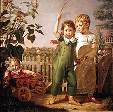 The Hülsenbeck Children (1805–06), 131.5 x 143.5 cm.