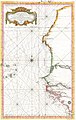 Mappa marittima dell'Africa Occidentale (Senegal, Gambia, Guinea, etc.)